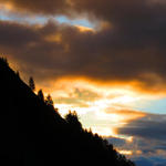 sehr schöner Sonnenaufgang beim Rifugio Pian de Fontana