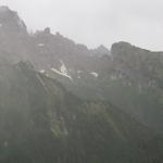 Breitbildfoto der Schiara. Leider spielt das Wetter nicht mit. Die Schiara die letzte Felsbastion vor der Adria