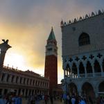 Blick von der Piazzetta auf den Campanile die San Marco