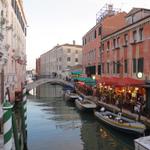 es ist Nacht geworden in Venedig