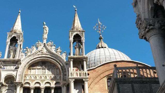 Basilica San Marco mit seiner byzantinischen Architektur