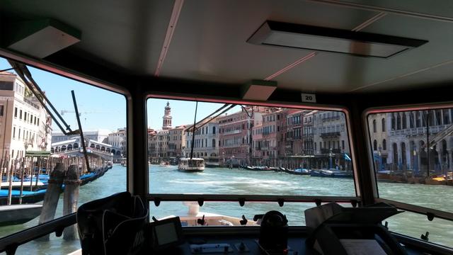 Fahrt auf dem Canale Grande