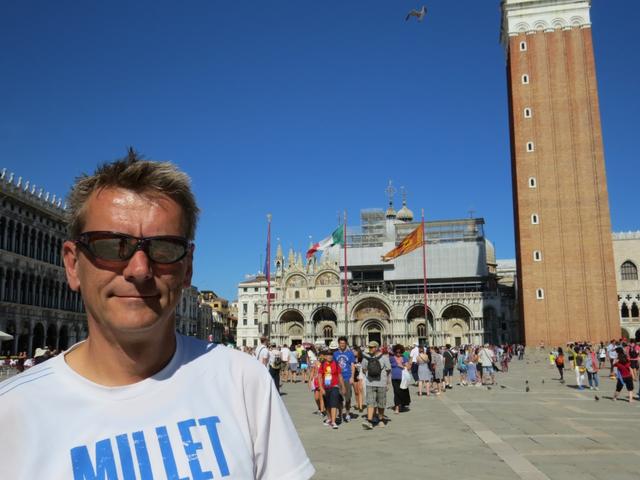 Franco auf dem Markusplatz