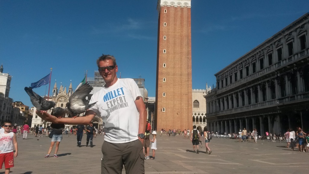 Franco auf dem Markusplatz