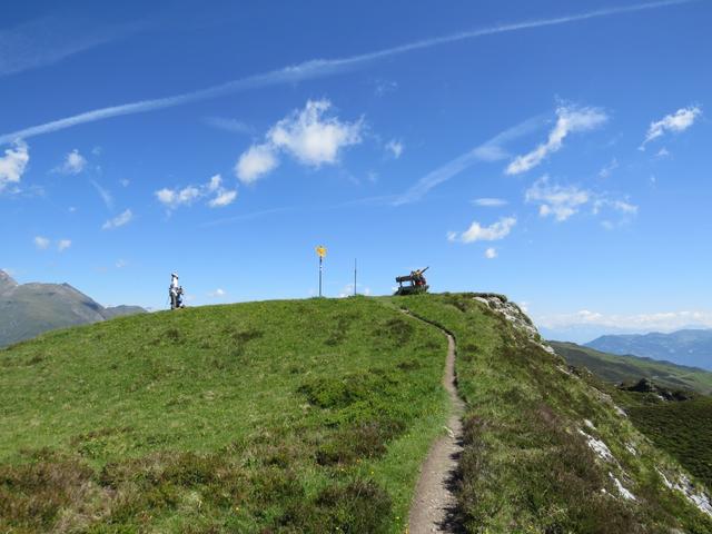 wir haben die höchste Erhebung vom Glaser Grat erreicht 2124 m.ü.M.