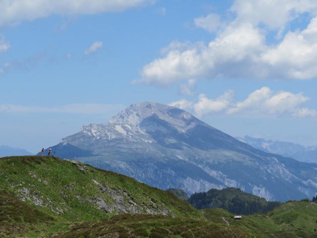 Blick zum Haldensteiner Calanda. Dort oben waren wir auch schon