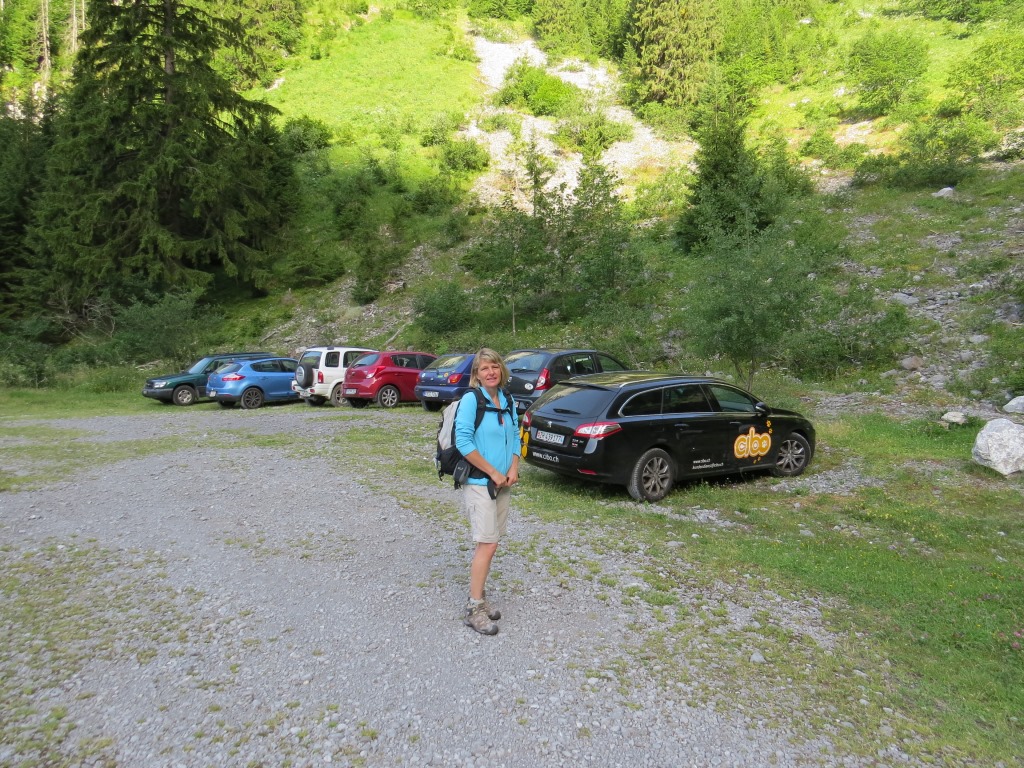 oberhalb von Boltigen im Niedersimmental auf dem grossen Parkplatz auf Chlus 1140 m.ü.M.