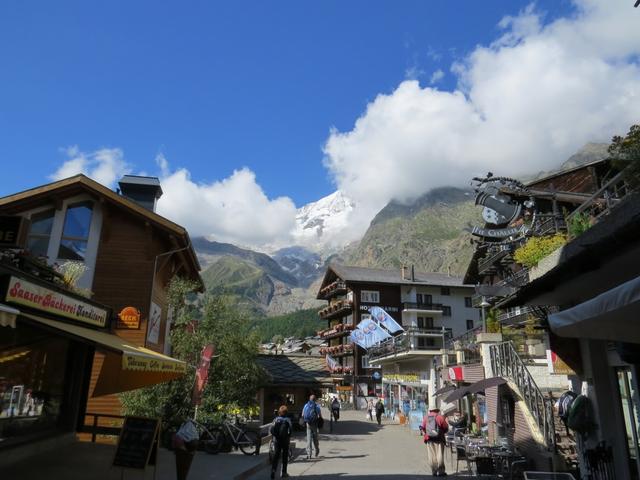 wir schlendern durch das schöne Saas Fee 1792 m.ü.M.