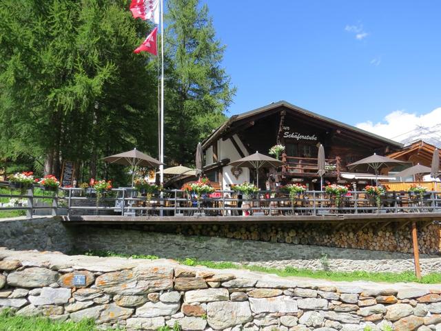 beim super schön gelegenen romantischen Restaurant "zur Schäferstube" liessen wir die schöne Wanderung ausklingen