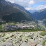 sehr schöner Ausblick auf Saas Fee