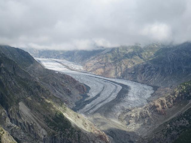 Blick auf den Aletschgletscher, den haben wir auch schon besucht