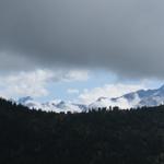 Blick auf der anderen Talseite zur Riederalp. Dort waren wir auch schon