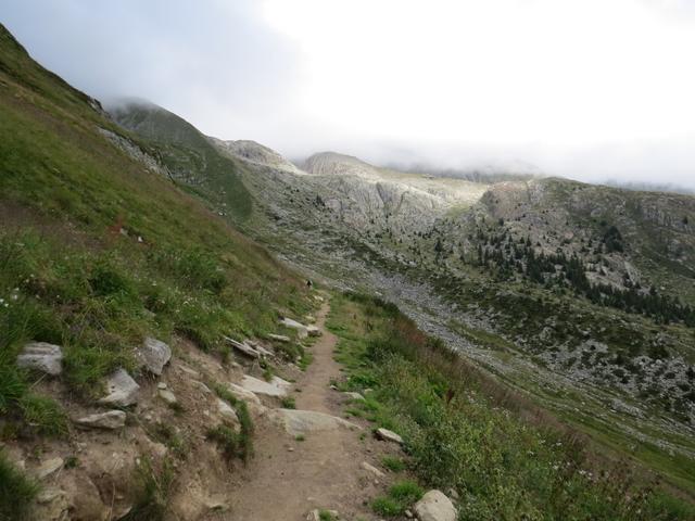 bis hier ist der Wanderweg ohne Probleme meisterbar