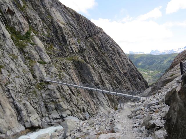 bei Punkt 2127 m.ü.M. kurz vor der Hängebrücke