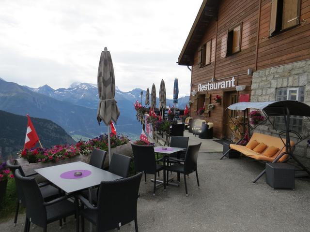 bei der Bergstation der Seilbahn auf Belalp