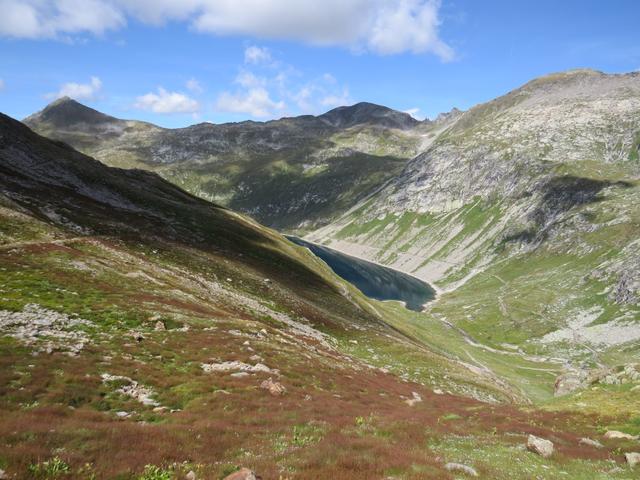 bei der Baracca Posmeda 2522 m.ü.M. sind wir rechts abgebogen Richtung Lago della Sella