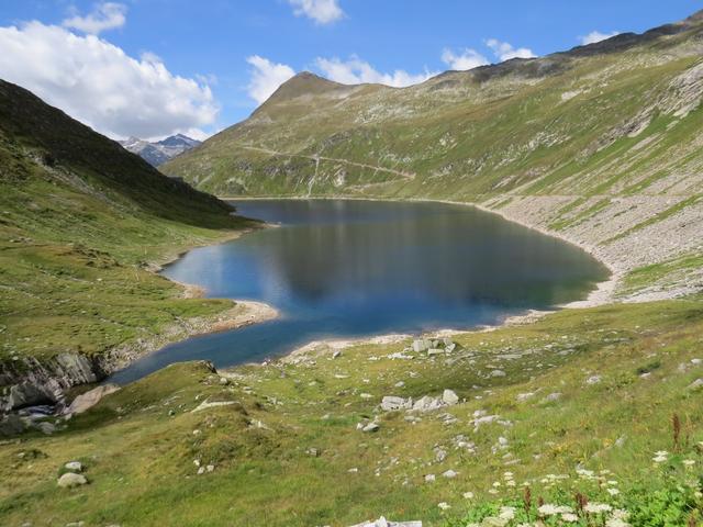 bei Punkt 2356 m.ü.M. mit Blick auf den Lago della Sella