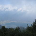 in der Regel hat man vom Monte San Giorgio eine sehr schöne Aussicht