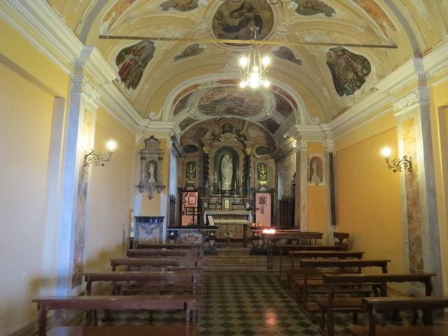 auf dem Monte Bisbino ist sogar eine kleine Kirche vorhanden