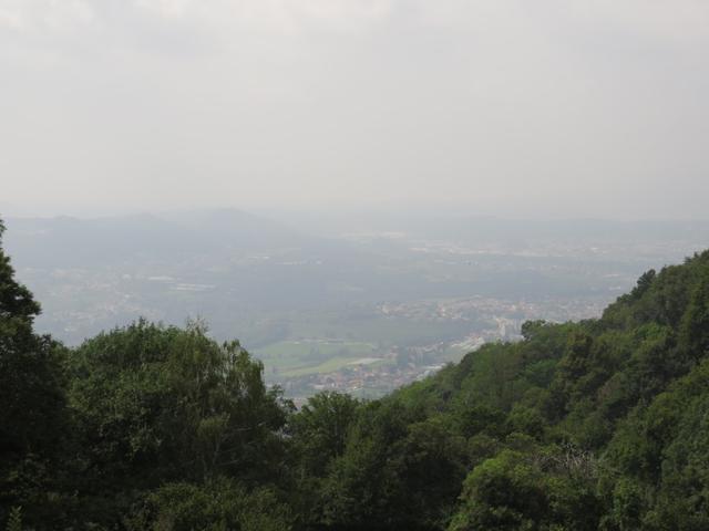 Blick in die Ebene und Richtung Varese