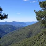 Blick in das Val Giona und auf den Lago Maggiore