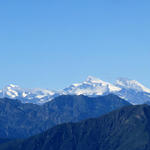 Super schönes Breitbildfoto mit Blick auf das Monte Rosa Massiv, Strahlhorn, Allalinhorn, Alphubel, Täschhorn und Dom