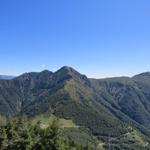 Blick zum Monte Tamaro. Dort oben waren wir auch schon