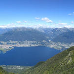 super schönes Breitbildfoto vom Monte Gambarogno aus gesehen