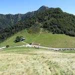 steil führt der Weg nun im Zickzack hinunter nach Alpe di Neggia. Eine super Wanderung geht zu Ende