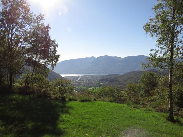 bei Punkt 651 m.ü.M. die erste schöne Aussicht