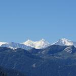 Alphubel, Täschhorn, Dom und Fletschhorn herangezoomt