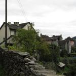 Blick zurück zu den Häuser von Lionza