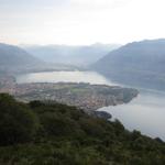 Blick auf Locarno, Ascona und das Maggiadelta