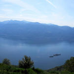 sehr schönes Breitbildfoto mit Blick auf fast den ganzen Lago Maggiore