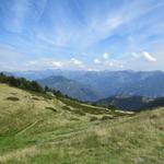 Blick zurück zur Alpe di Naccio