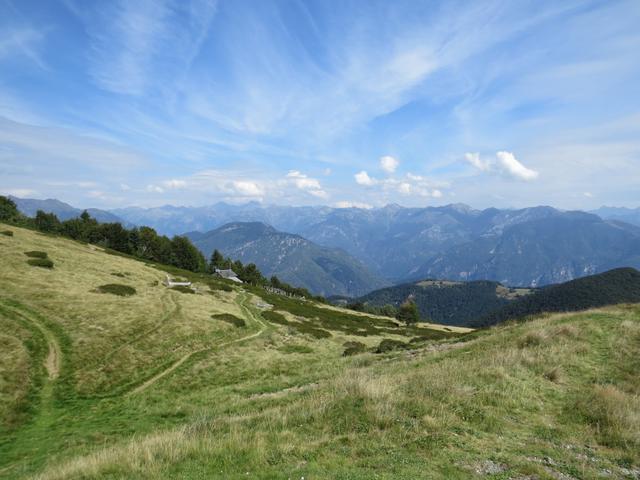 Blick zurück zur Alpe di Naccio