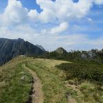 direkt vor uns taucht der Pizzo Leone auf