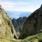 Nein, wir sind nicht in den Anden, das ist das Tessin. Blick zum Lago Maggiore