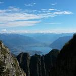 Was für eine Aussicht. Unten das mondäne Ascona und Locarno. Hier oben wilde Natur