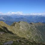 Blick hinüber zum Pizzo Leone. Dort oben waren wir auch schon