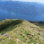 wir haben den Fumadiga mit seiner traumhafter Aussicht hinter uns gelassen und wandern abwärts zur Capanna Al Legn