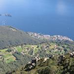 Blick auf Brissago und Mergugno