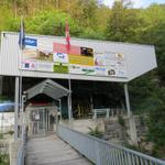 bei der Talstation der Monte Comino Seilbahn in Verdasio (Centovalli)