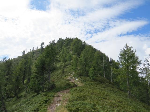 Blick von Cappellone hinauf zum Pizzo Ruscada