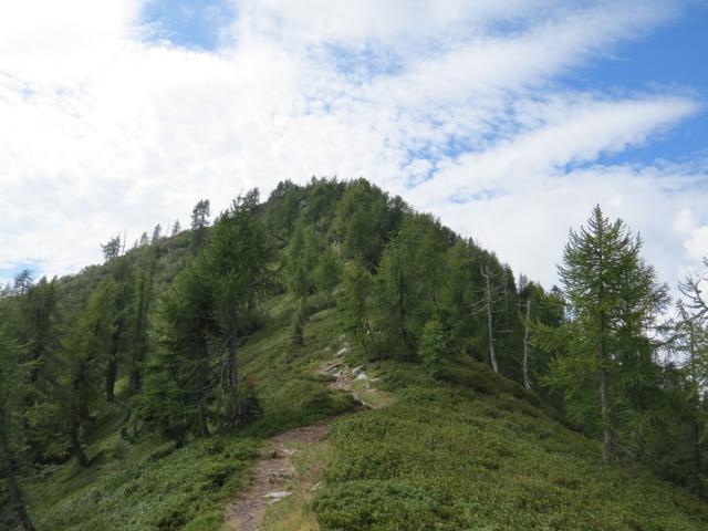 Blick von Cappellone hinauf zum Pizzo Ruscada