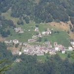 Blick auf Spruga im Valle Onsernone