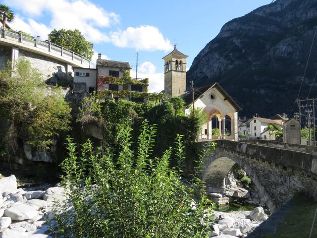 Blick zurück zur Kirche Kirche Santa Maria del Ponte alla Rovana