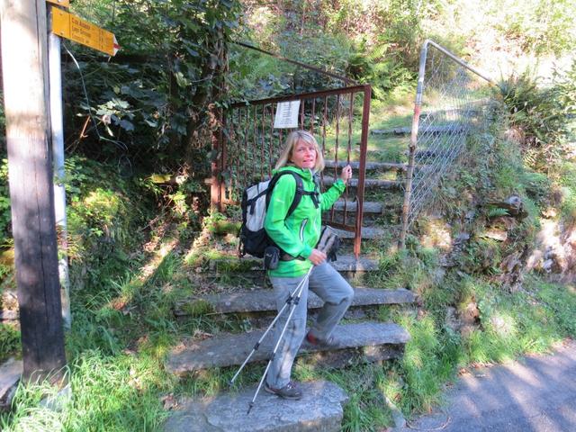 unser heutiges Wanderziel ist der Lago di Sascola