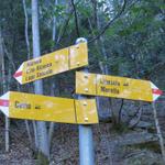 wir biegen links ab Richtung Lago Sascola. Von rechts werden wir auf dem Rückweg kommen