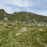 der Wanderweg führte uns danach zur Alpe Albagno 1867 m.ü.M.